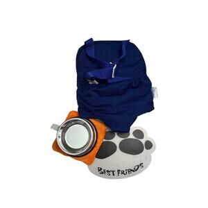 BUILD A BEAR Workshop Outfit - Bear Travel Carrier/backpack w/ Water bowl